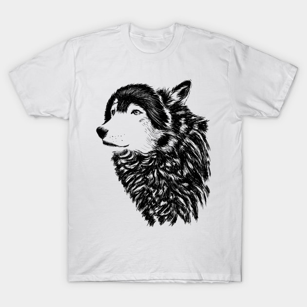 Lone Wolf T-Shirt by pinkstorm